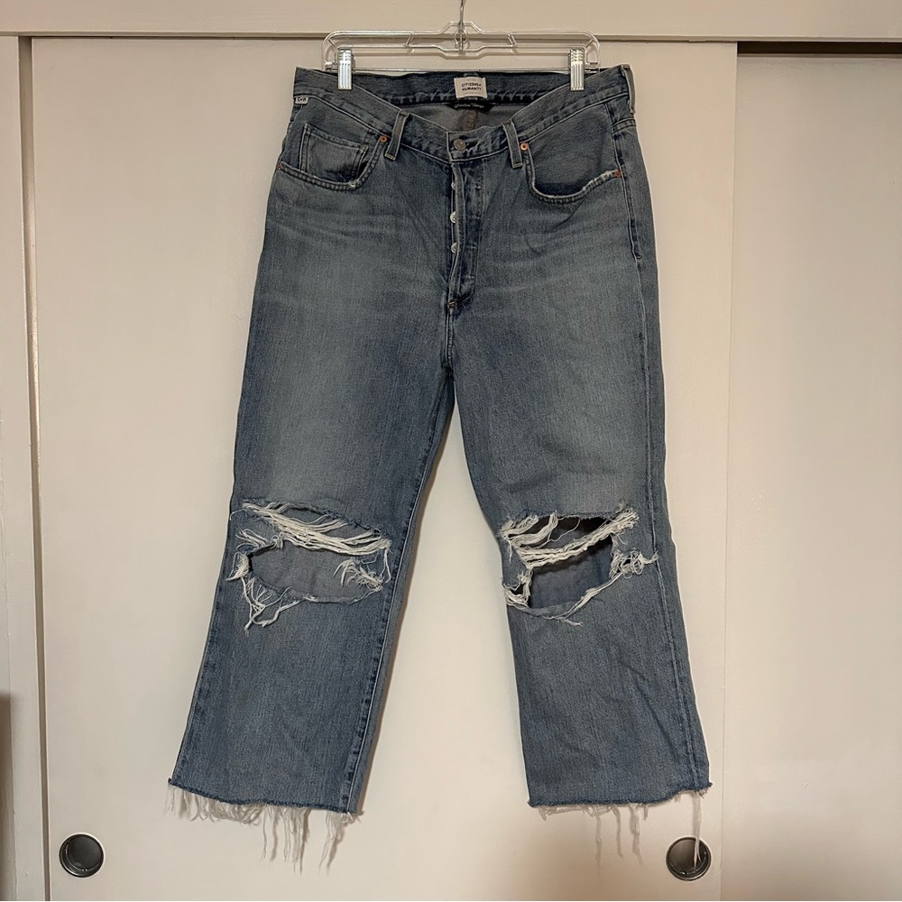 Citizens of Humanity Distressed Ripped Jeans